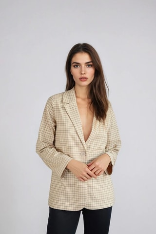 Blazer - Beige - Monki