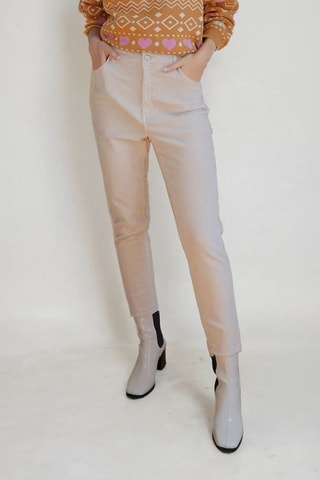 Pantalón de pana - Beige