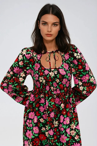Vestido midi - Negro