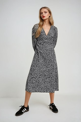 Vestido midi - Negro