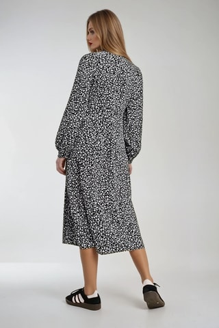 Vestido midi - Negro
