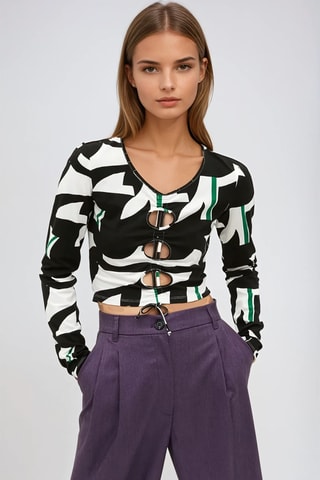 Crop Top - Zwart