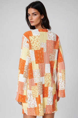 Vestido trapecio - Naranja