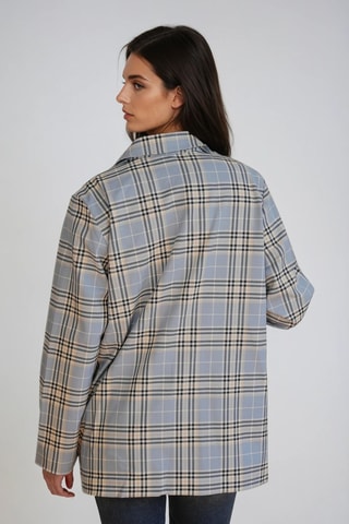Blazer - Azul y blanco