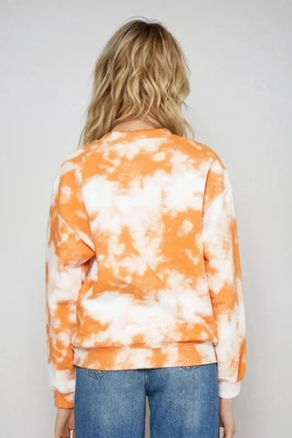 Sudadera tie-dye - Naranja