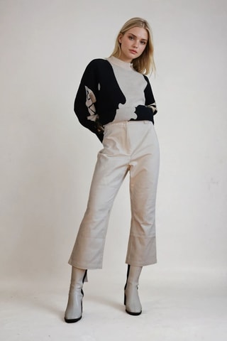 Pantalón 7/8 - Beige