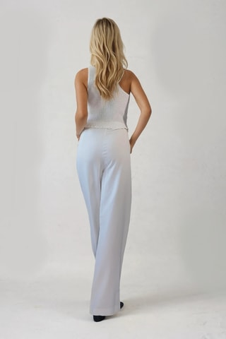Pantalón de tiro alto - Blanco
