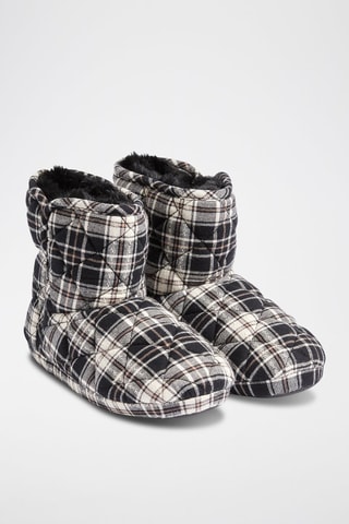 Pantufas subidas forradas Mark - Preto