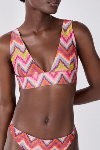 Sujetador push-up Muses - Rosa y naranja