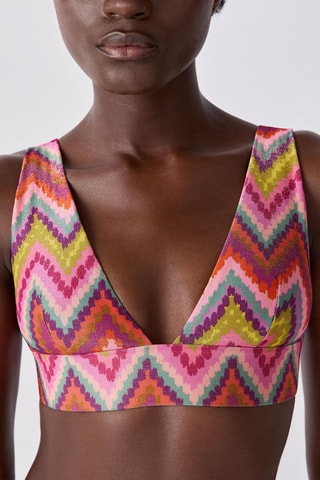 Sujetador push-up Muses - Rosa y naranja