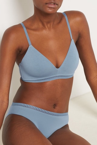 Soutien Happily -  Azul-celeste