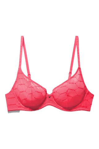 Soutien Flocked - Rosa-fluorescente