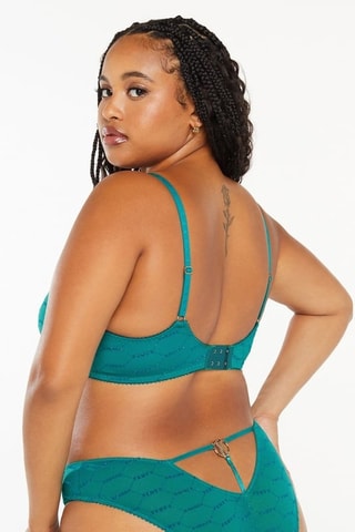 Soutien ampliforma Flocked Logo - Verde-esmeralda