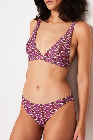 Sujetador de bikini Tzigane - Violeta y fucsia