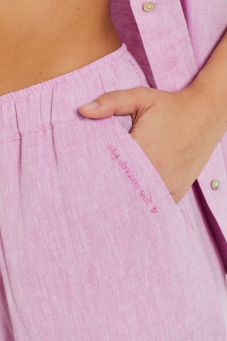 Pantalón de lino Bodes - Rosa