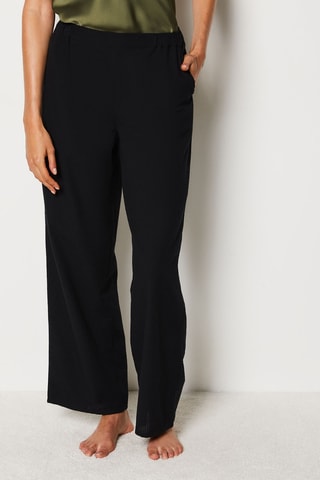 Pantalón de tiro alto Rania - Negro