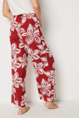 Pantalón de tiro alto Rubi - Rojo teja