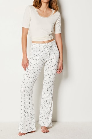 Pantalón de tiro alto Wildy - Blanco