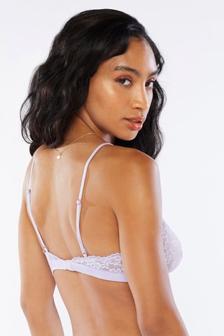 Soutien Floral Lace - Malva