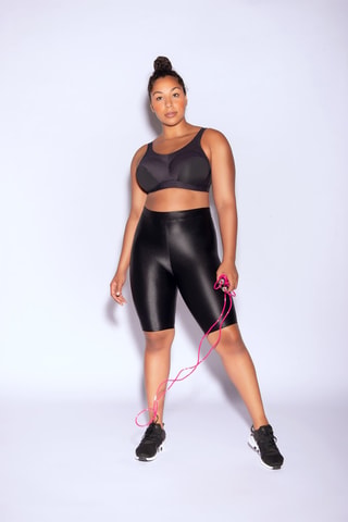 Soutien de desporto Power Fit Preto