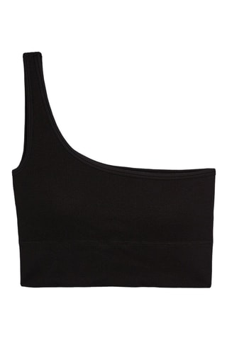 Soutien desportivo assimétrico Capsule Active - Preto