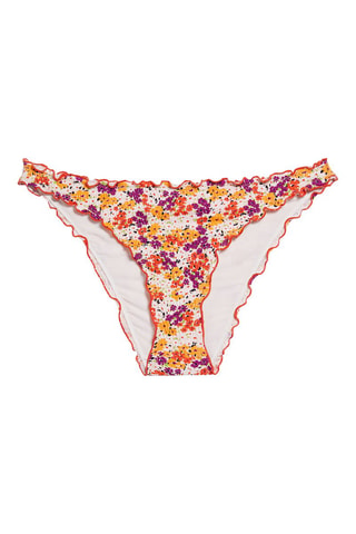 Parte de baixo de biquíni - Branco e laranja - Etam