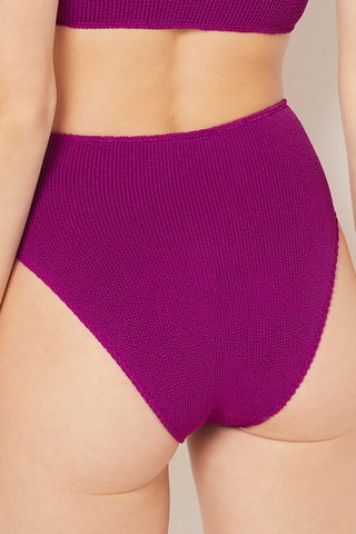 Braga de bikini de talle alto Cassis - Violeta - Etam