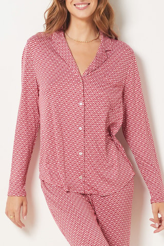 Camisa de pijama - Vermelho