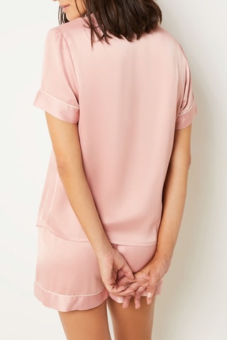 Camisa de pijama Gia - Rosa-maquilhagem