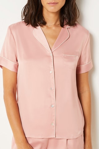 Camisa de pijama Gia - Rosa-maquilhagem