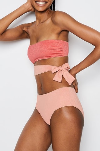Crop top de banho Boreal - Rosa