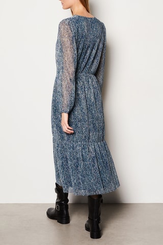 Vestido midi Leonie - Azul-esverdeado