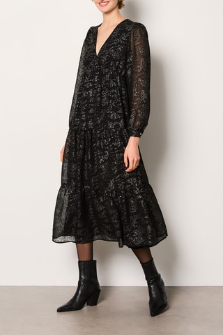 Vestido midi Nolah - Preto
