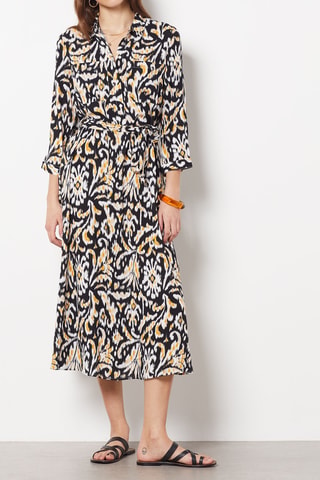 Vestido midi - Preto