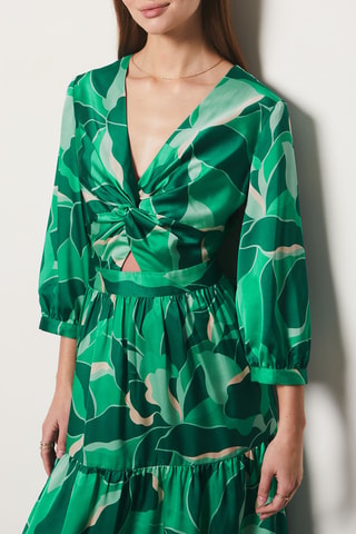 Vestido midi - Verde
