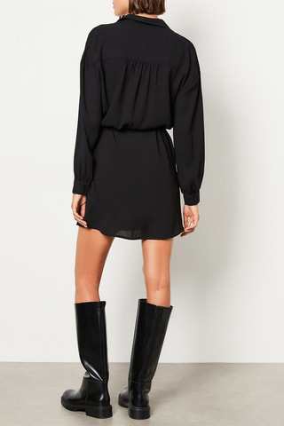 Vestido-camisa Link - Preto