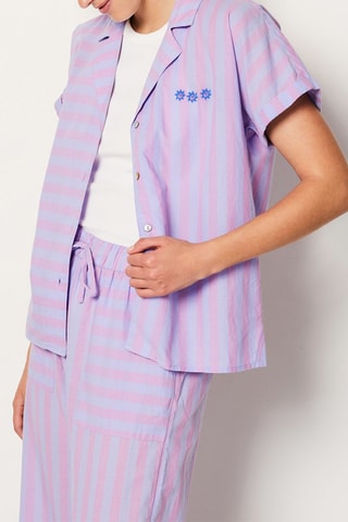 Camisa de pijama Bella - Violeta