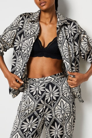 Camisa Silan - Preto e branco