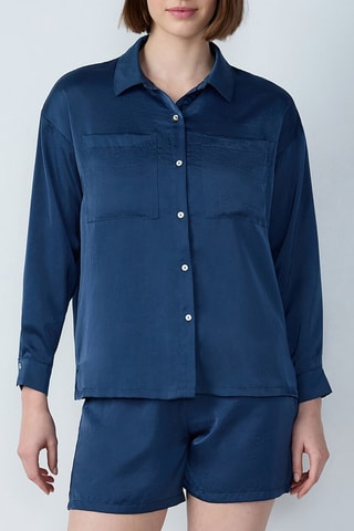 Camisa Sleepy - Azul-marinho