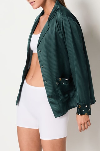 Camisa Bisa - Verde-escuro