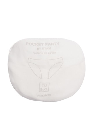 Cueca Panty Pocket - Branco