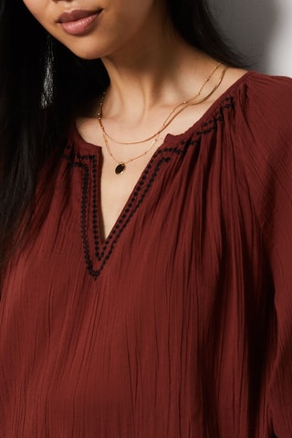 Blusa - Castanho - Etam