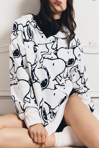 Sweat com capuz - Branco