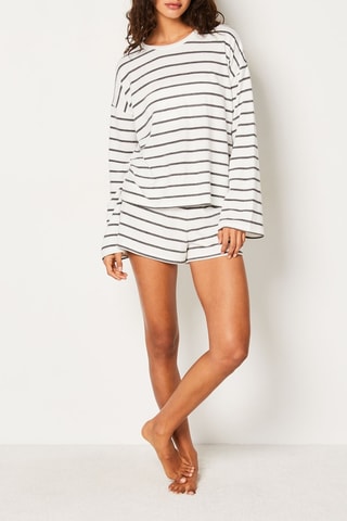 Short Paby - Antracita y blanco