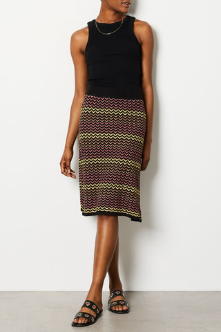 Saia midi - Preto