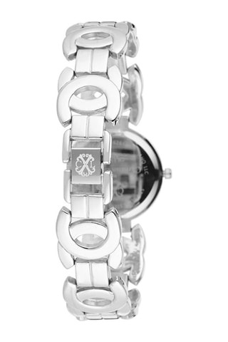 Reloj de cuarzo de acero  -  Plateado
