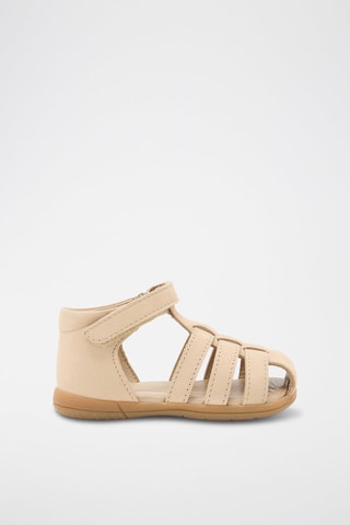 Sandales en cuir - Rose poudré