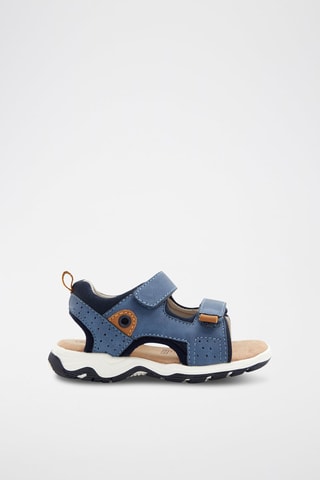 Sandales en cuir - Bleu