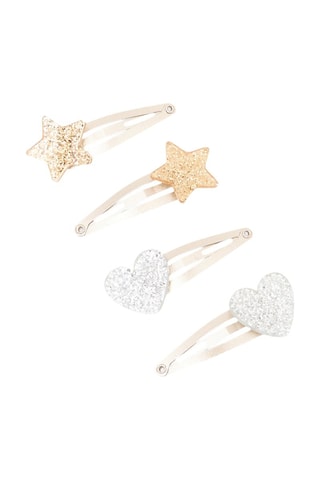 4 barrettes - Doré - Okaidi