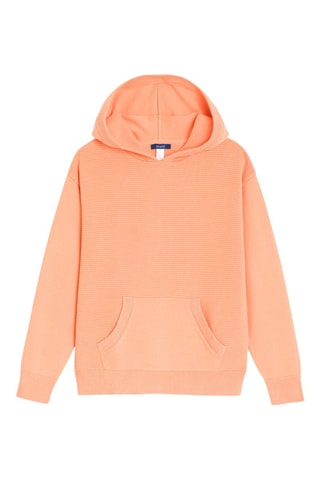 Pull à capuche - Orange - Okaidi